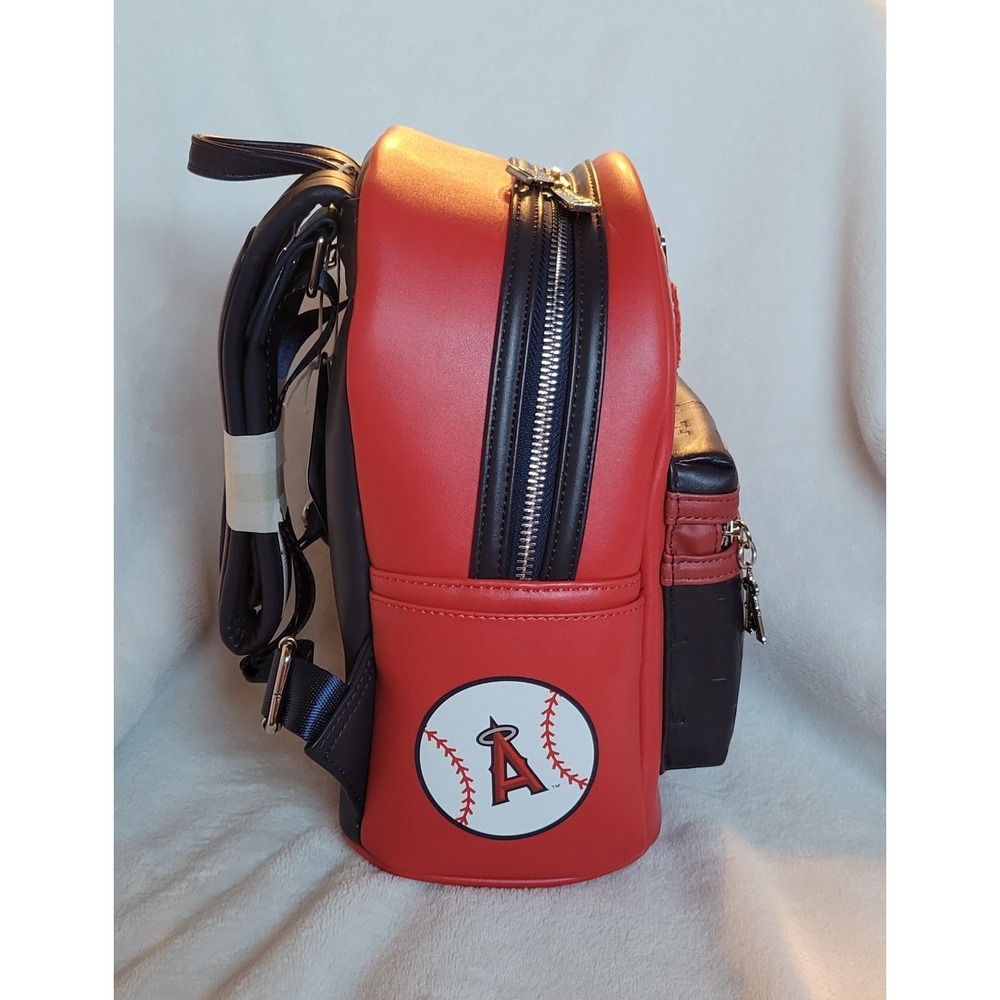 Loungefly MLB Los Angeles Angels Patches Mini Backpack - Picture 5 of 10